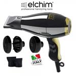 ELCHIM PHON 3900 HEALTHY IONIC PROFESSIONALE BLACK & GOLD 2400 W + DIFFUSORE COCOON