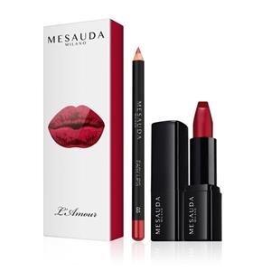 MESAUDA MATTE ME UP 154025- Kit Rossetto e Matita BOIS DE ROSE MESAUDA  Colore Rosa