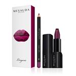 MESAUDA KISS KIT FRENCH ROSSETTO MATT LUNGA DURATA + MATITA LABBRA - LINGERIE 06